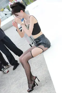 街拍车展 精选街拍作品 NO.7274 纤细黑丝长腿[337P/283MB] 预览图
