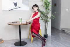 BoBoSocks袜啵啵 [BoBoSocks袜啵啵]NO.767 小甜豆-高跟鞋、薄黑丝黑印花、裸足、旗袍[153P 1V 5.30GB] 预览图