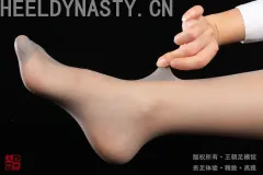 王朝贵足 [王朝贵足]0030 室内套图 Lika办公室女郎OL衬衣短裙灰丝高跟系列B[30P 13MB]