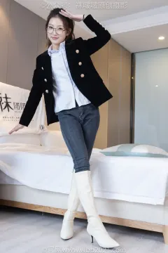单期精选 [BoBoSocks袜啵啵]积分限定作品 NO.024 小沫-高跟长靴、紫色棉袜[150P 1V 6.99GB] 预览图