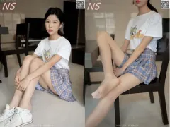 纳丝摄影 NO312 恬恬校花丝袜帆布鞋超美超美！ 预览图