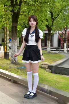 月下摄影 爱月下 NO.791 兔兔【林间甜妹】林间清风光影里，JK少女尽显元气娇俏[100P 1V 4.81GB]