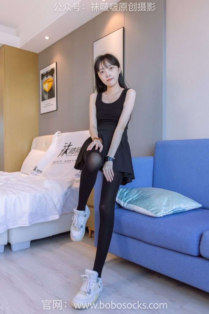 [BoBoSocks袜啵啵]NO.130 稚予-两双穿脏篮球鞋、厚黑丝[145P/1V/5.91GB]-图海