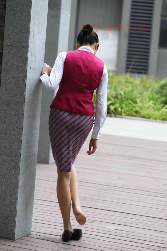 大西瓜爱牙膏-2018 5月活动 模特2（二） 空乘制服 [套图+视频]-图宝宝