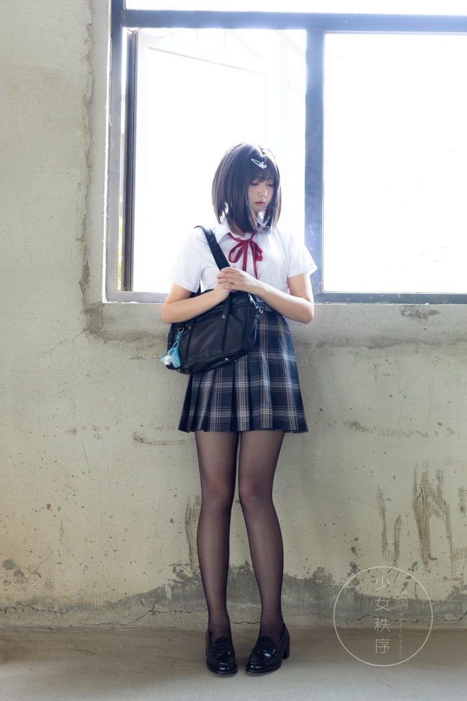 少女秩序 GR04L 黑丝JK-图海