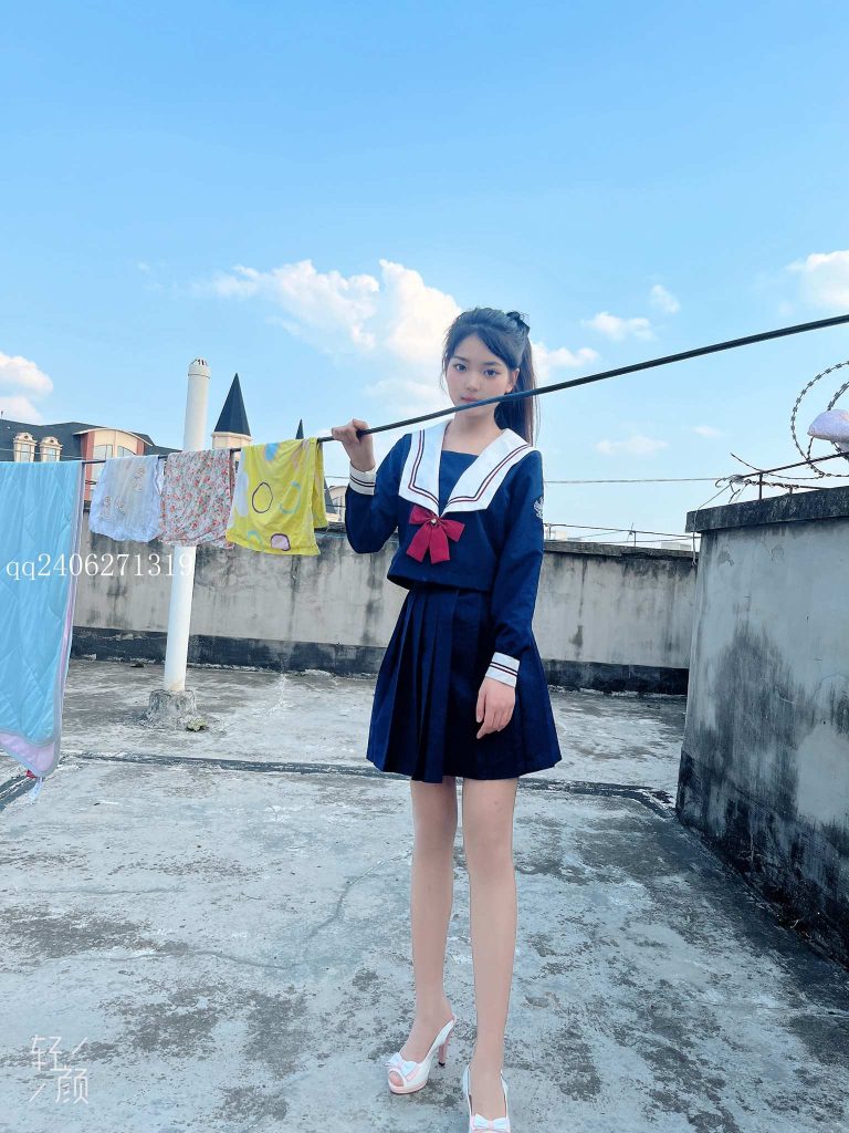 [MSLASS梦丝女神]2022.07.26 JK蓝 张馨[42P/92.5MB]-图宝宝