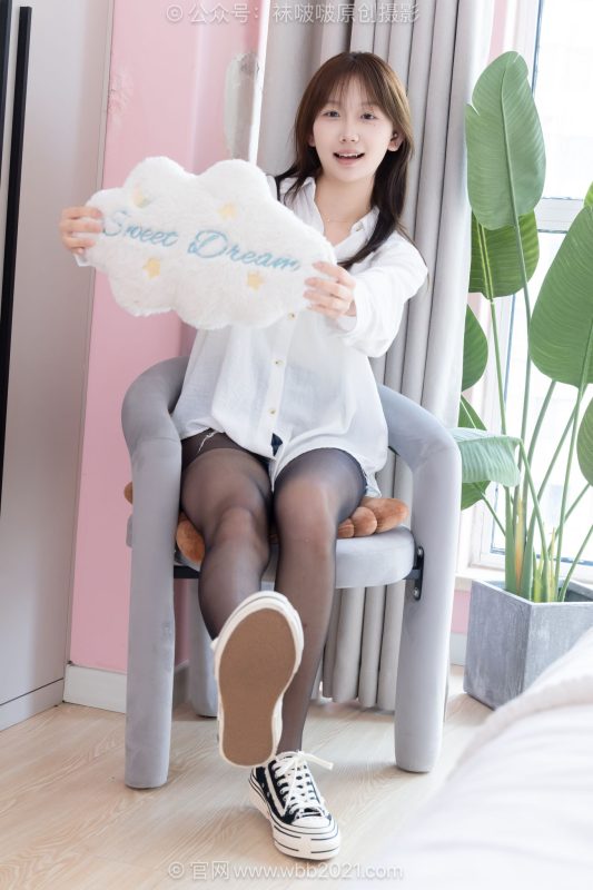 [BoBoSocks袜啵啵]NO.618 香菜-帆布鞋、薄黑丝[146P+1V／5.88GB]-图宝宝