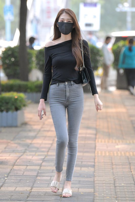 精选街拍作品 NO.4035 铅笔牛仔裤[136P/347MB]-图宝宝