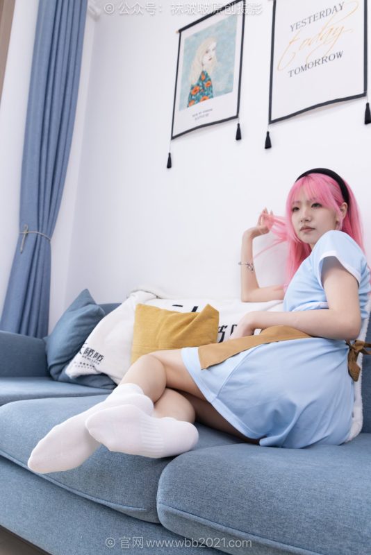 [BoBoSocks袜啵啵]NO.649 小甜豆-平底凉鞋、裸足、纯白棉袜[200P+1V／7.01GB]-图宝宝