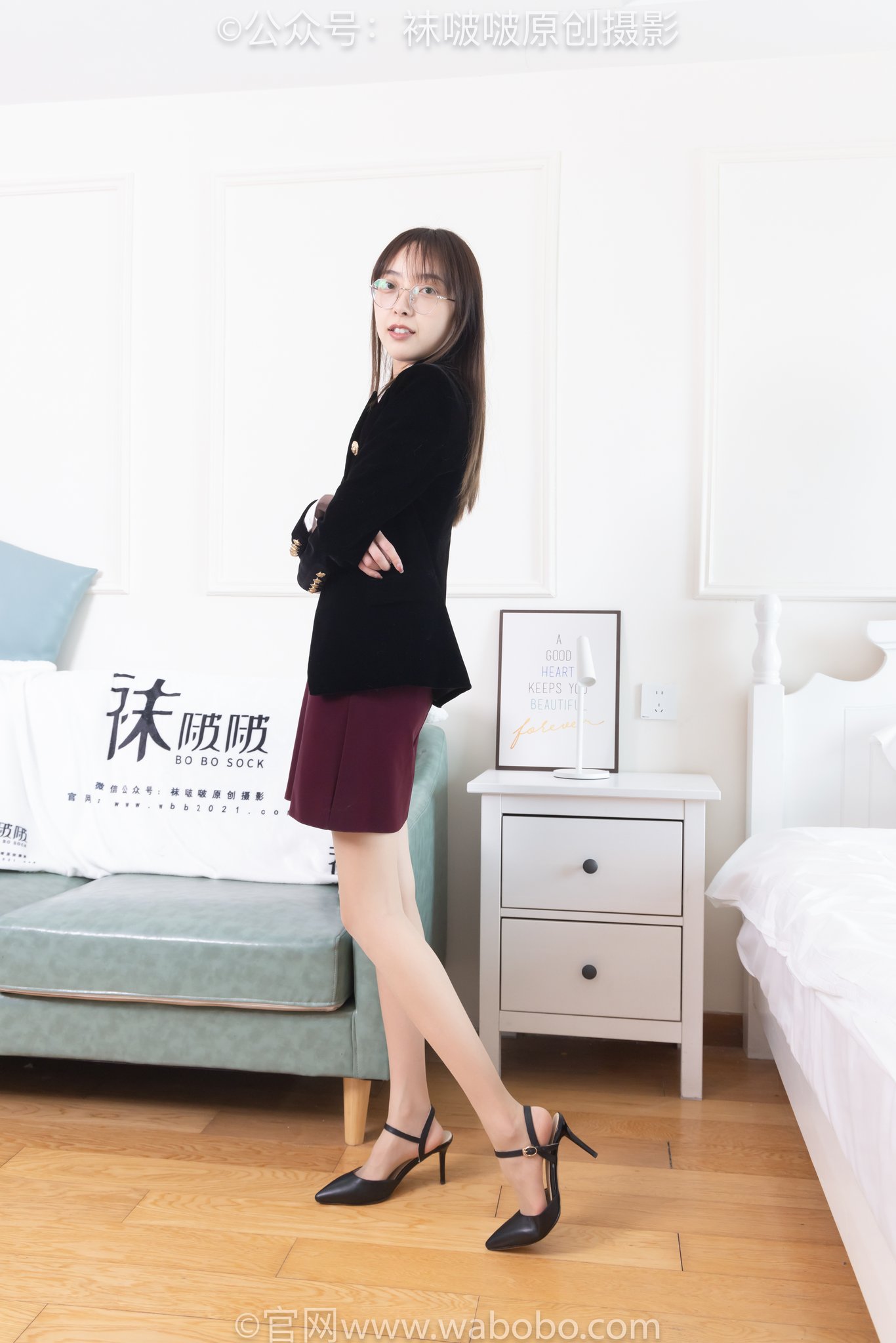 图片[2]-[BoBoSocks袜啵啵]NO.686 稚予-ol制服、高跟鞋、薄肉丝[158P+1V／8.82GB]-图宝宝