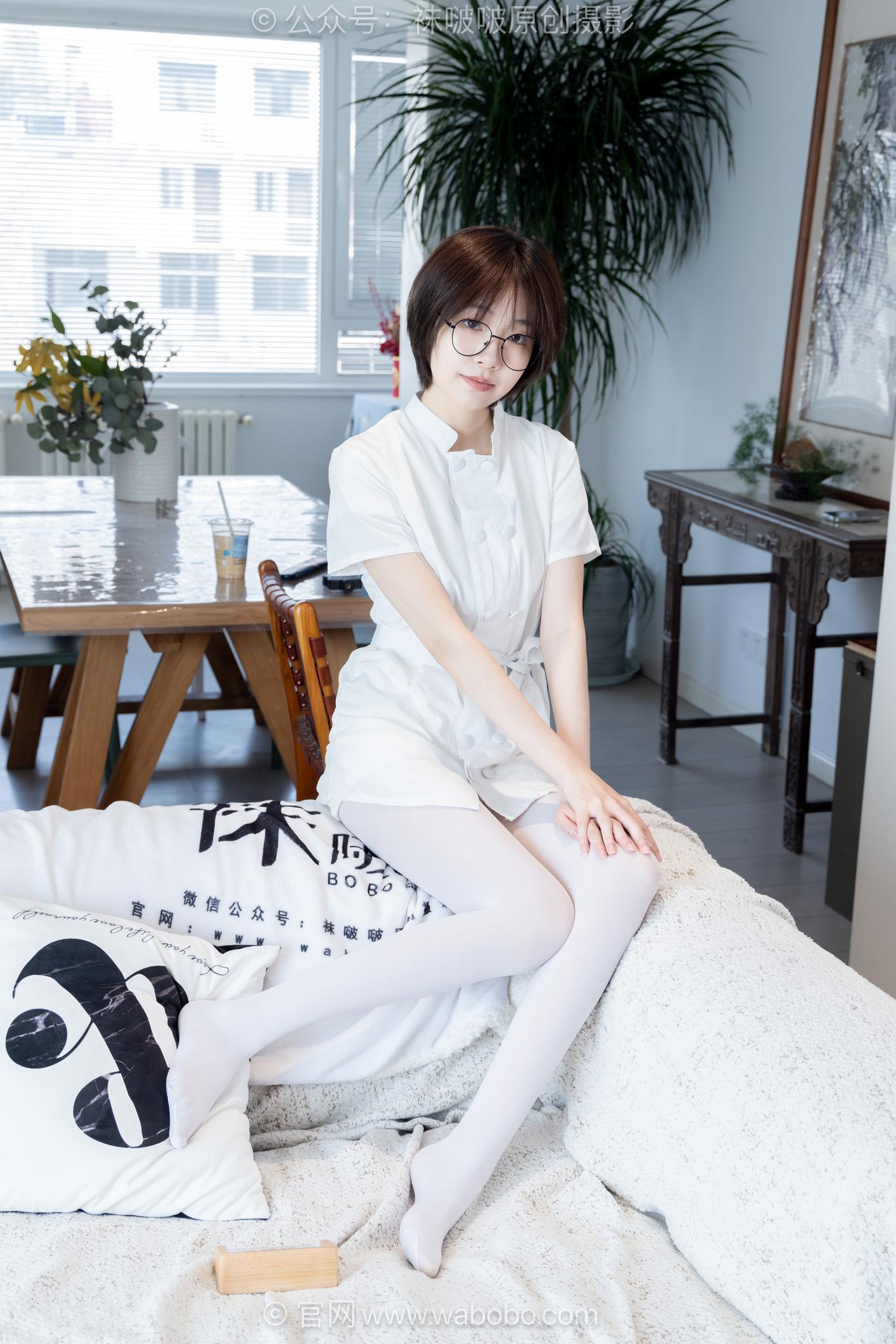 图片[3]-[BoBoSocks袜啵啵]NO.702 小甜豆-高跟凉鞋、厚白丝、护士服[155P+1V／5.69GB]-图宝宝