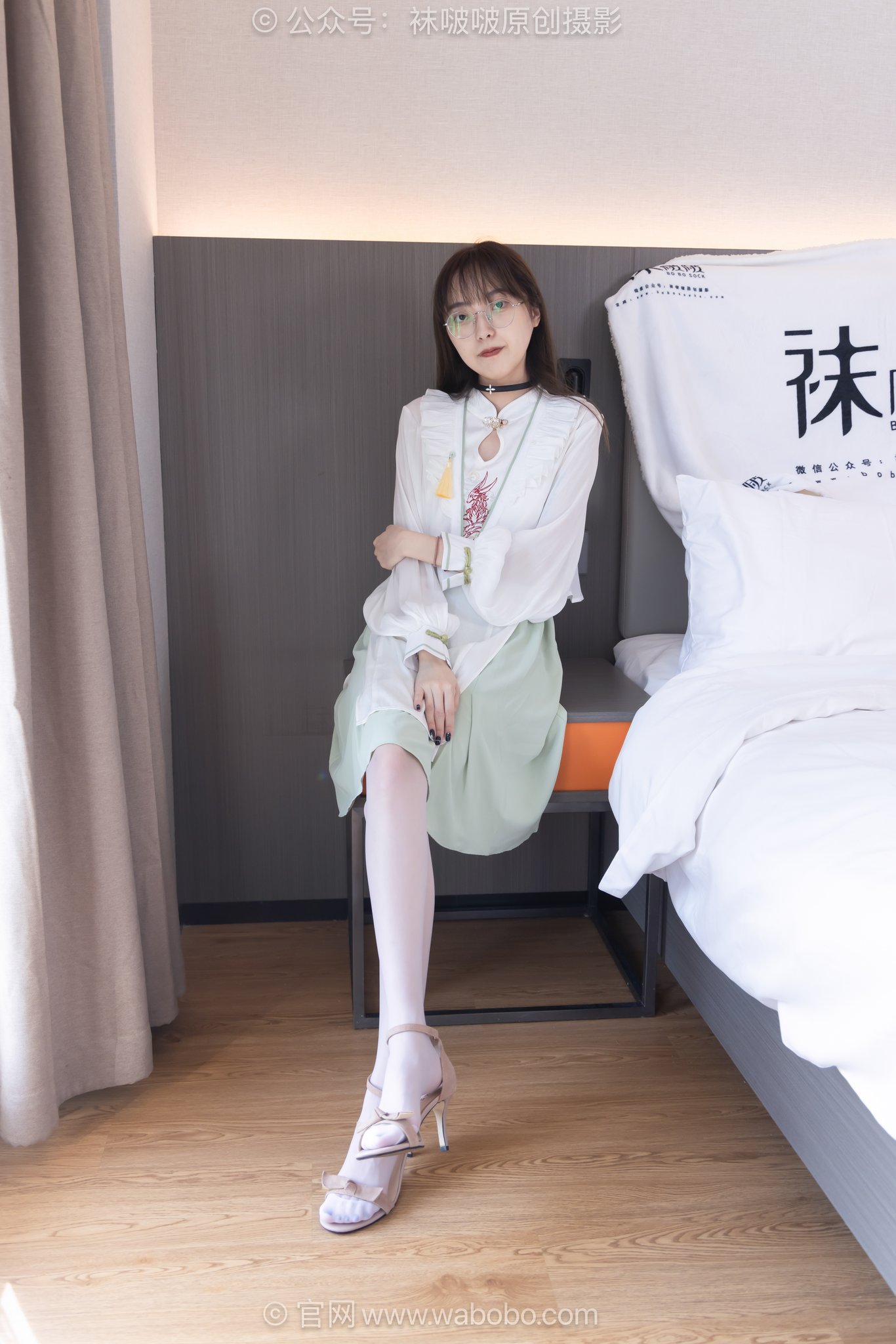 图片[3]-[BoBoSocks袜啵啵]NO.674 稚予-高跟凉鞋、薄白丝、裸足[145P+1V／5.17GB]-图宝宝