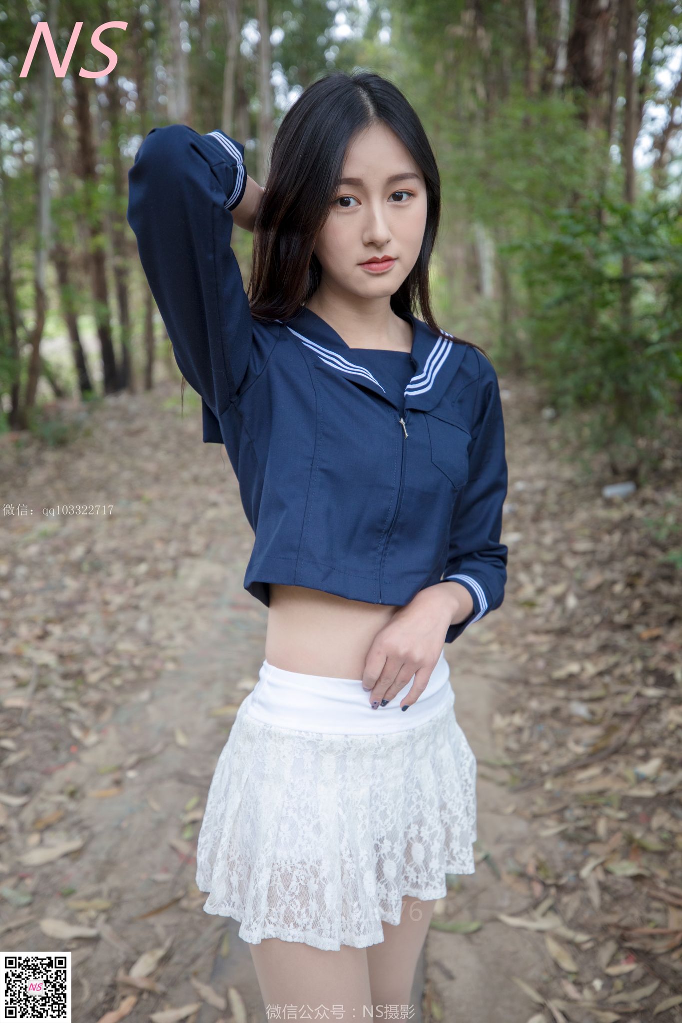 图片[3]-[纳丝摄影]0138 北北 制服肉丝超短裙[76P／497MB]-图宝宝