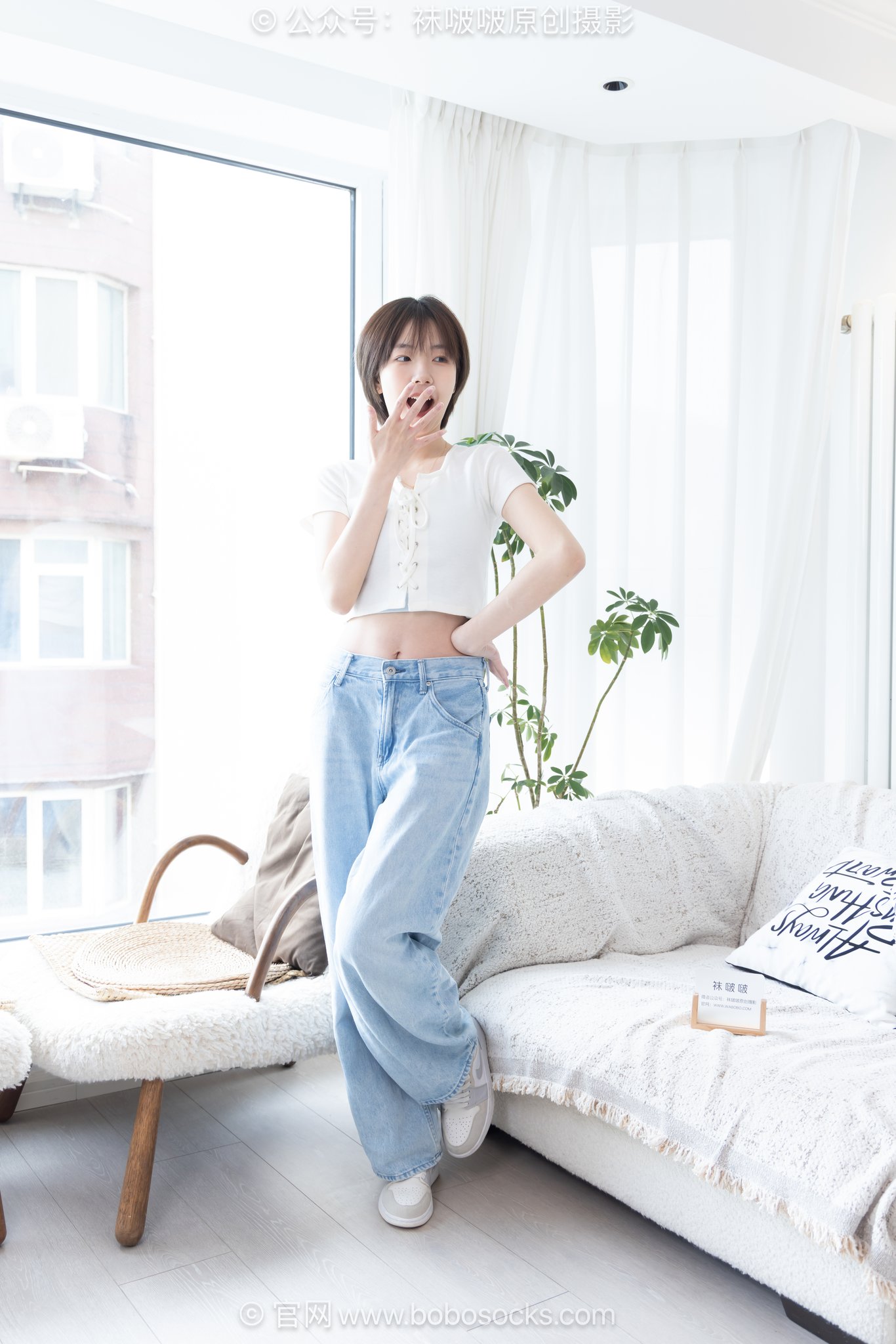 图片[2]-[BoBoSocks袜啵啵]NO.708 小甜豆-板鞋、纯白棉袜、裸足[170P+1V／6.27GB]-图宝宝