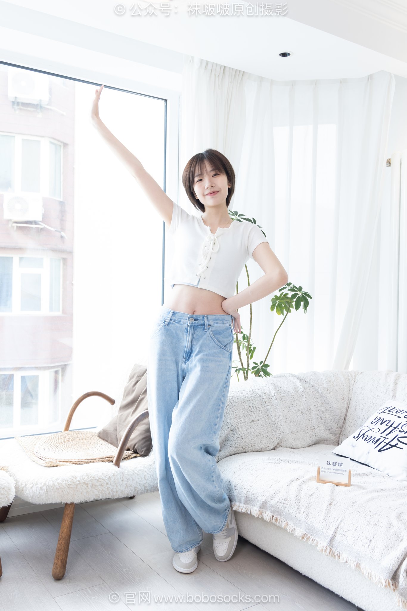 图片[3]-[BoBoSocks袜啵啵]NO.708 小甜豆-板鞋、纯白棉袜、裸足[170P+1V／6.27GB]-图宝宝