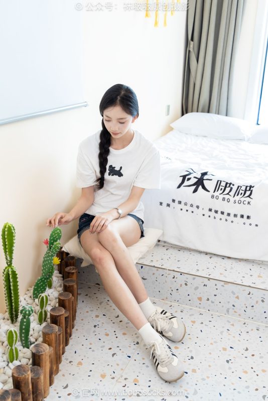 [BoBoSocks袜啵啵]NO.723 珍珠-德训鞋、纯白棉袜、裸足[150P+1V／5.45GB]-图宝宝