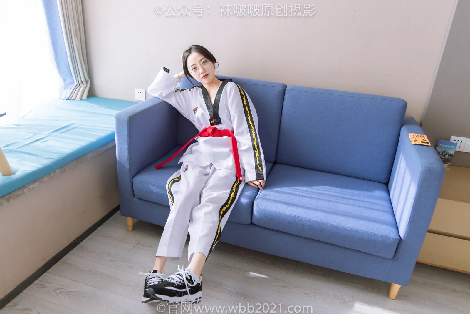 图片[2]-[BoBoSocks袜啵啵]积分限定作品 NO.044 稚予-跆拳道服、运动鞋、白棉袜、裸足[130P+1V／5.92GB]-图宝宝