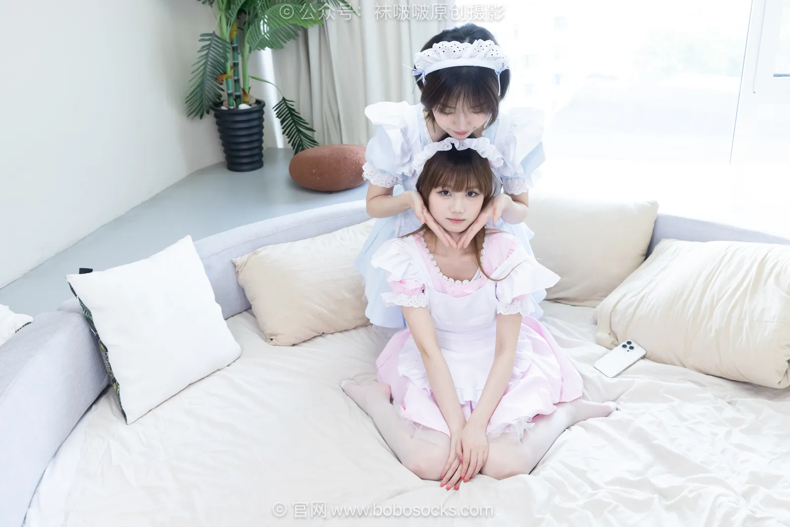 图片[3]-[BoBoSocks袜啵啵]NO.745 小甜豆甜甜圈-女仆装、皮鞋、薄白丝[160P+1V／5.87GB]-图宝宝