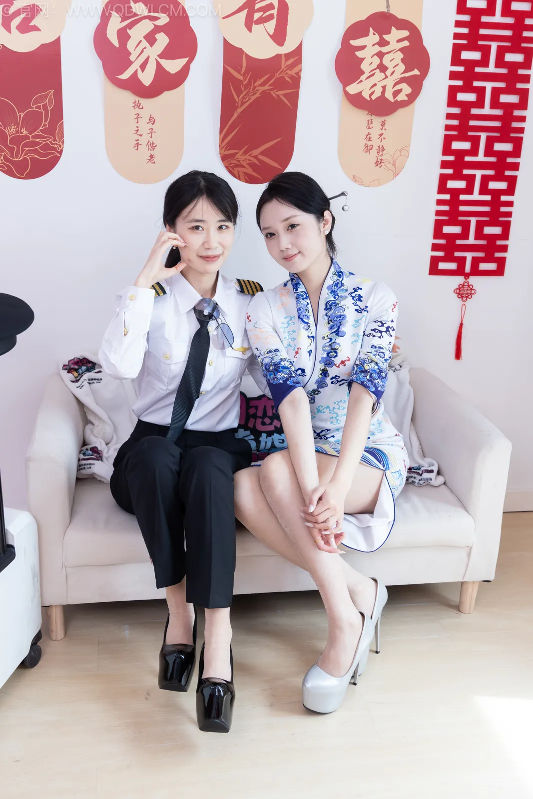 图片[3]-物恋传媒 NO.2759 菜菜&橙子-高跟鞋、两双人字拖、薄肉丝、空姐制服[226P+1V／5.94GB]-图宝宝