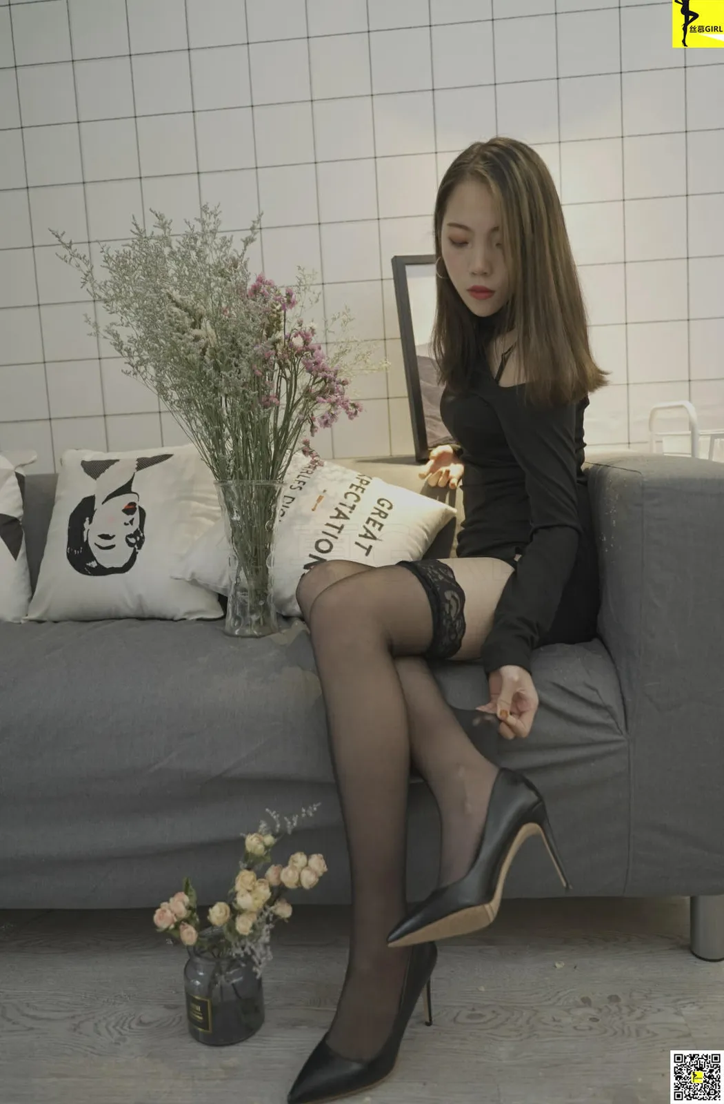 图片[3]-丝慕写真 第045期 模特：静静《惑》[44P36.3MB]-图宝宝