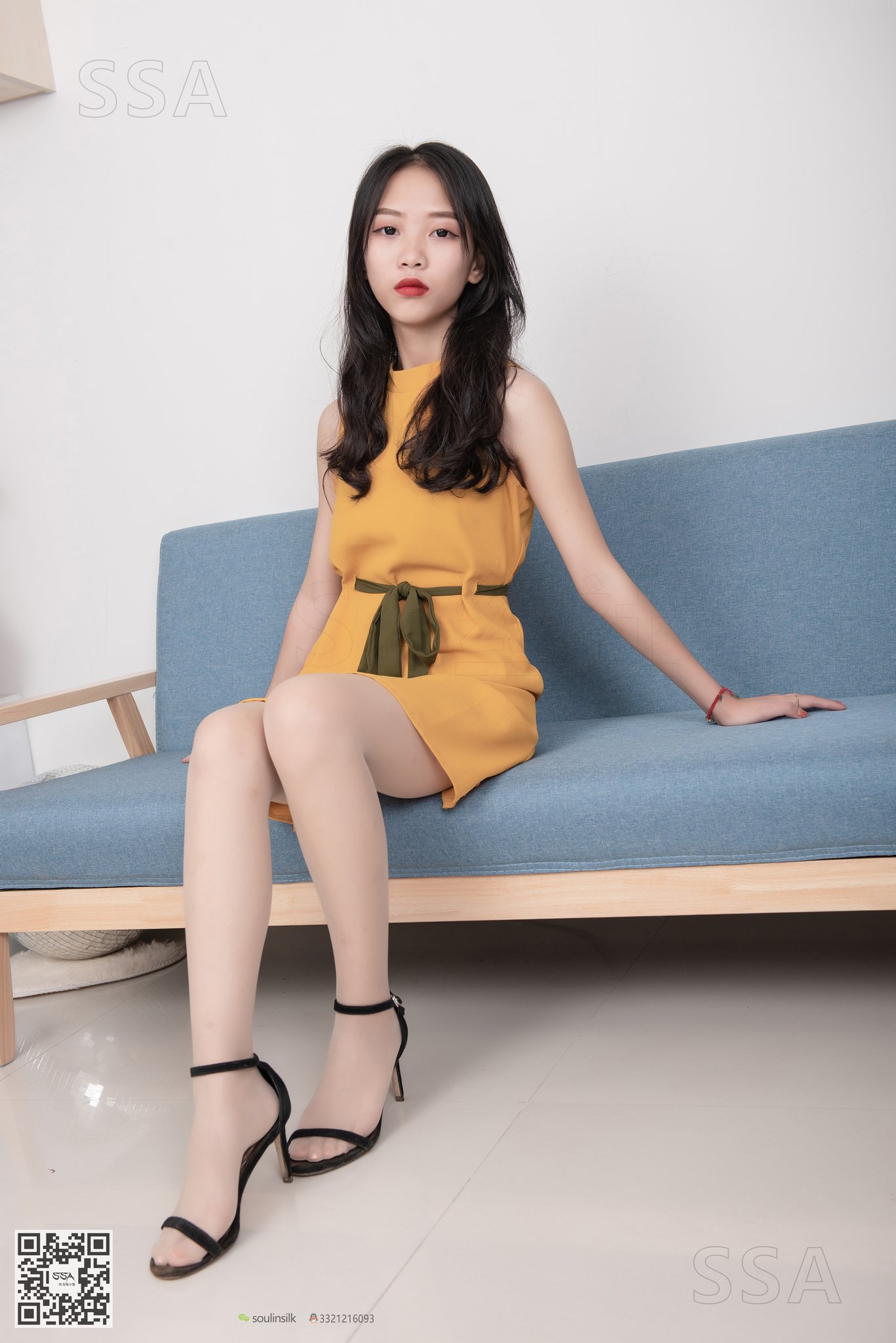 图片[3]-[SSA丝社]超清写真 NO.165 小凉 黄色连衣裙肉丝首秀[99P／1.38GB]-图宝宝