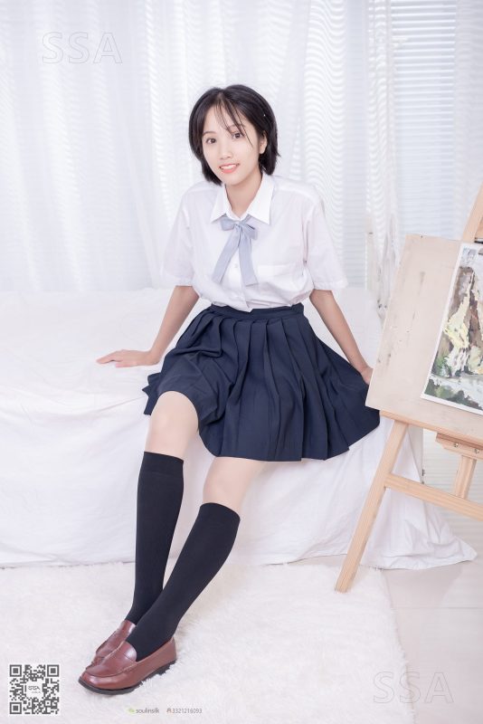 [SSA丝社]超清写真 NO.181 小佩 酒窝少女JK制服肉丝黑袜穿搭示范[135P／1.44GB]-图宝宝
