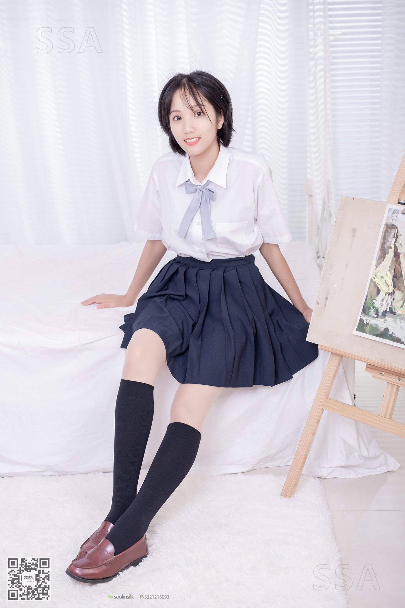 图片[1]-[SSA丝社]超清写真 NO.181 小佩 酒窝少女JK制服肉丝黑袜穿搭示范[135P／1.44GB]-图宝宝