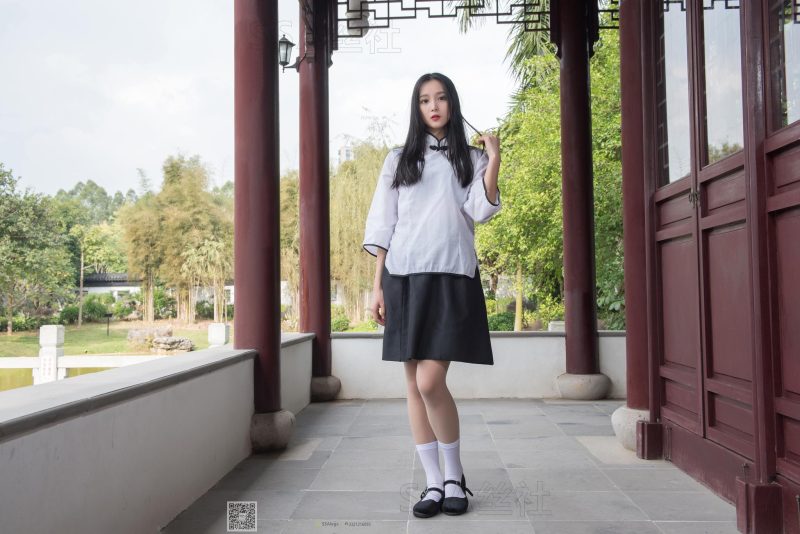 [SSA丝社]超清写真 NO.068 君君 民国学妹肉丝白袜[120P／1.85GB]-图宝宝