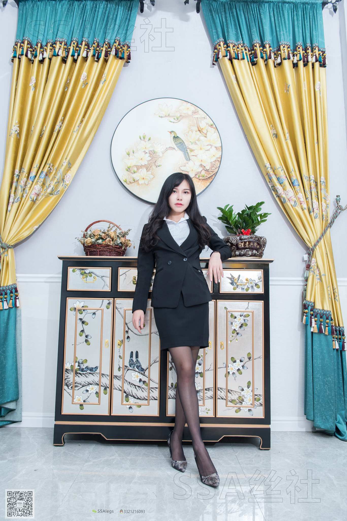 图片[3]-[SSA丝社]超清写真 NO.070 雪梨 窗帘店前台[120P／2.11GB]-图宝宝