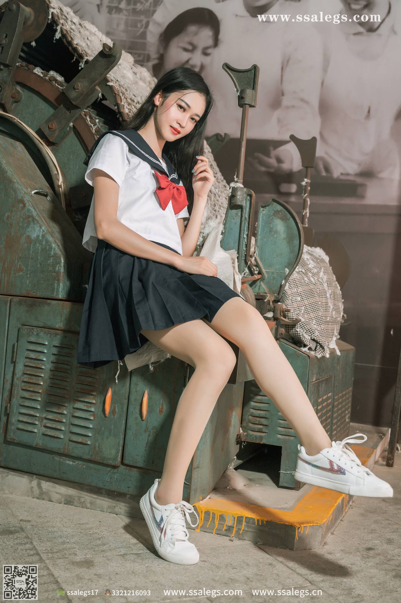 图片[1]-[SSA丝社]超清写真 NO.422 漫漫白色jk制服肉丝写真(下)[134P／1.86GB]-图宝宝