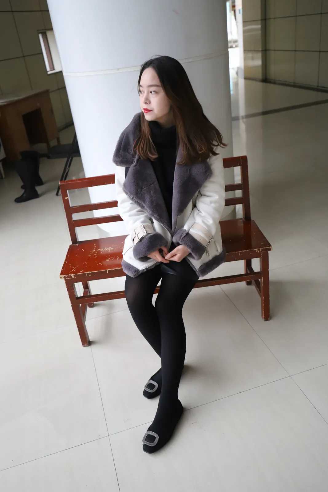 图片[1]-大西瓜爱牙膏-2019 6月活动 模特2（二） 黑丝-图宝宝