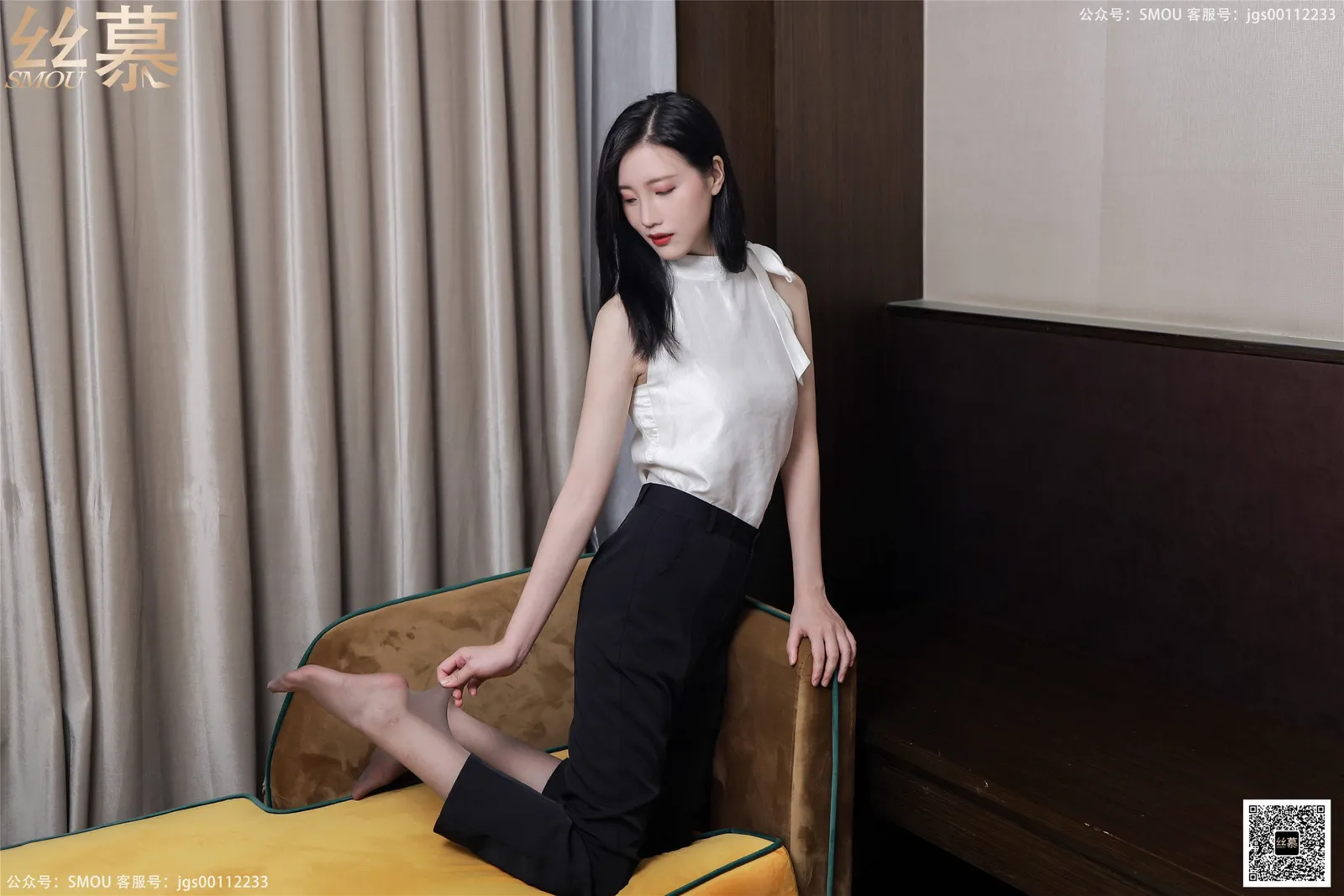 图片[2]-[丝慕GIRL]SM425 天天一元 紫宁《高腰OL西裤袜》[64P／181MB]-图宝宝