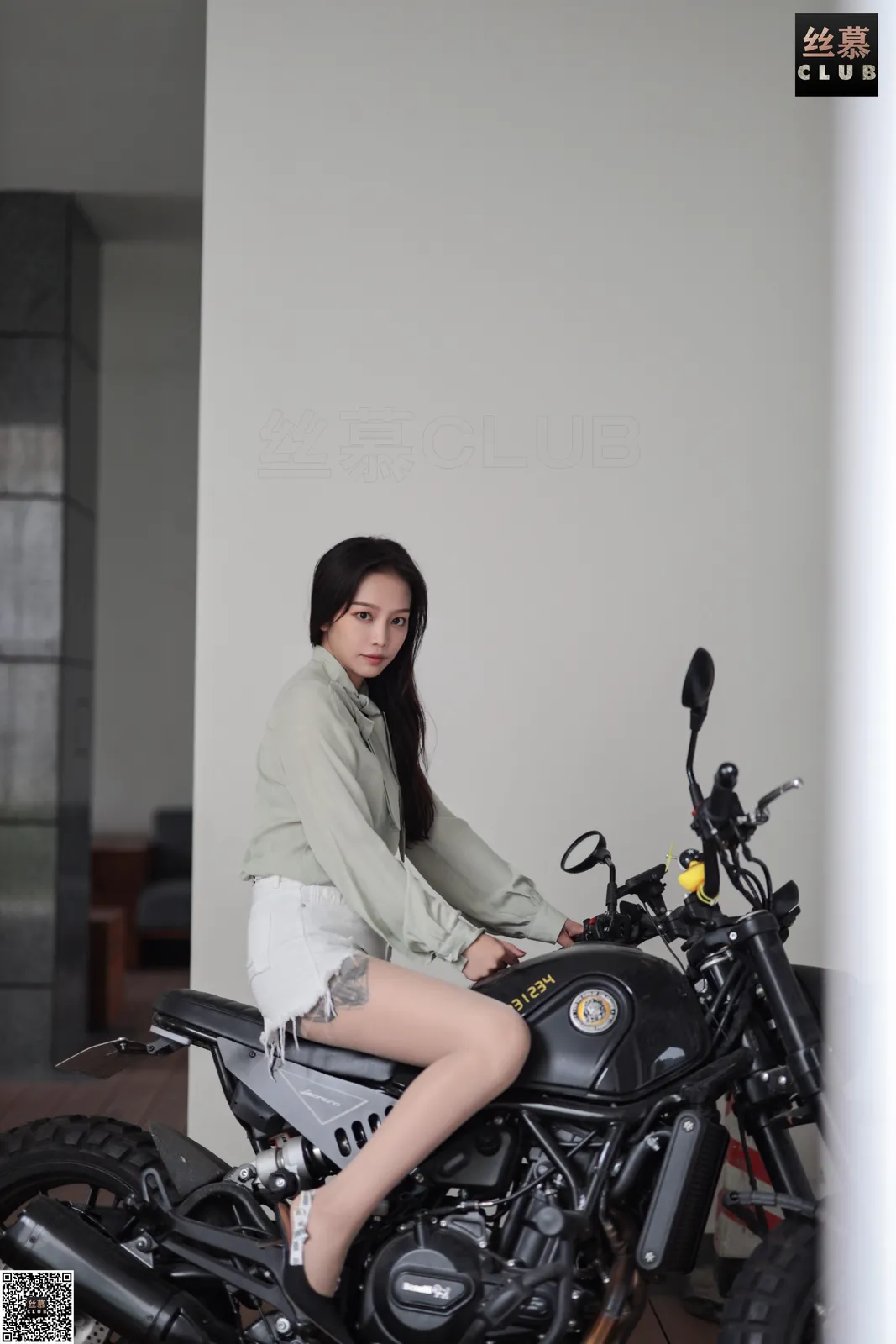 图片[1]-SM095 模特：小舒淇《肉丝女骑手》-图宝宝